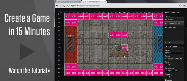 Impact - HTML5 Canvas & JavaScript Game Engine